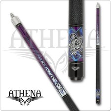Athena ATH54 Purple w/ Blue & Turtle w/ Tribal Print Pool/Billiards Cue Stick