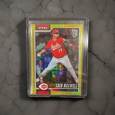 2026 Topps Series 1 ZACH MAXWELL RC Yellow Rainbow Foil 143 #/399 REDS