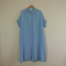 Stark X Dress Womens Large Blue Gauze Ruby Cover Up Resort NWT