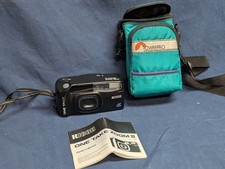 Ricoh One Take Zoom II 35mm Point Shoot Film Camera with Carry Case Manual