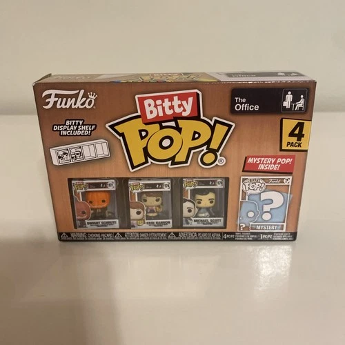 Funko Bitty Pop The Office 4 Pack Series 2 Exclusive Michael Dwight Erin Mystery