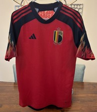Royal Belgian FA Jersey  Youth 15/16 Red Soccer Adidas Belgium National Team