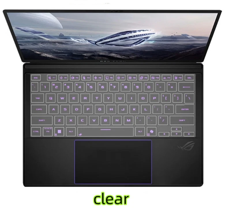 2pcs Keyboard Skin Cover Film for ASUS ROG Flow Z13 (2025) GZ302 - Image 3 of 4