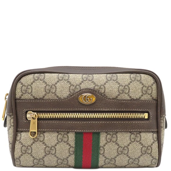 Sac GUCCI taille Ophidia GG Supreme toile marron corps 517076 341791