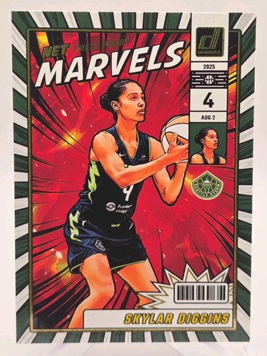 2025 Panini Donruss WNBA - Net Marvels Skylar Diggins-Smith #13 Press Proof