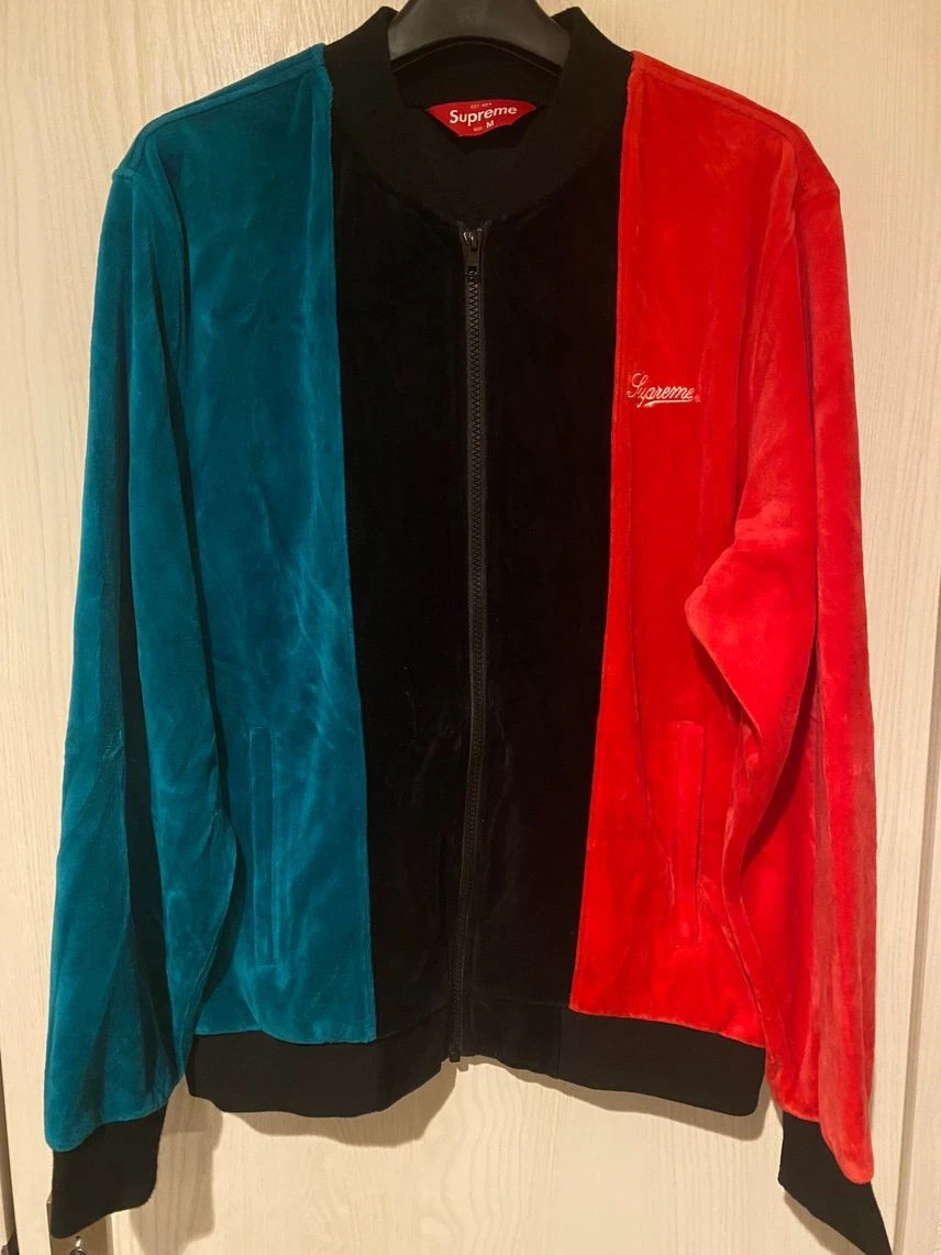 Pantalon de survêtement veste zippée velours suprême