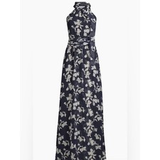 SACHIN BABI Kayla Floral High-Neck Gown NWT