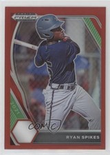 2021 Panini Prizm Draft Picks Red Prizm Ryan Spikes #PDP100 fo7