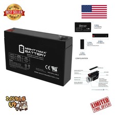 Compact 6V 7AH Rechargeable Battery for Electric Vehicles - Mighty Max Quality