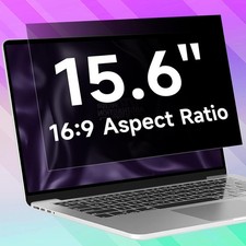 15.6 Inch 1920x1080 Laptop Privacy Screen Filter, Anti Blue Light Glare  Scratc