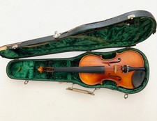Anton Becker Copie Antonius Stradivarius No 1105 Germany 3/4 Violin, Louis Bow