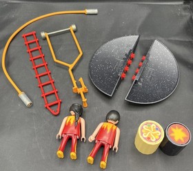 Playmobil Circus Big Top Tent 4236 Tight Rope Walker Replacement Parts 9 Pcs