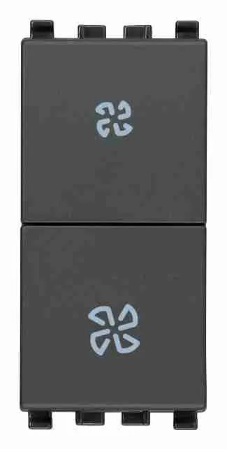 VIMAR - 20063 Commutatore 2P 10AX fan-coil grigio