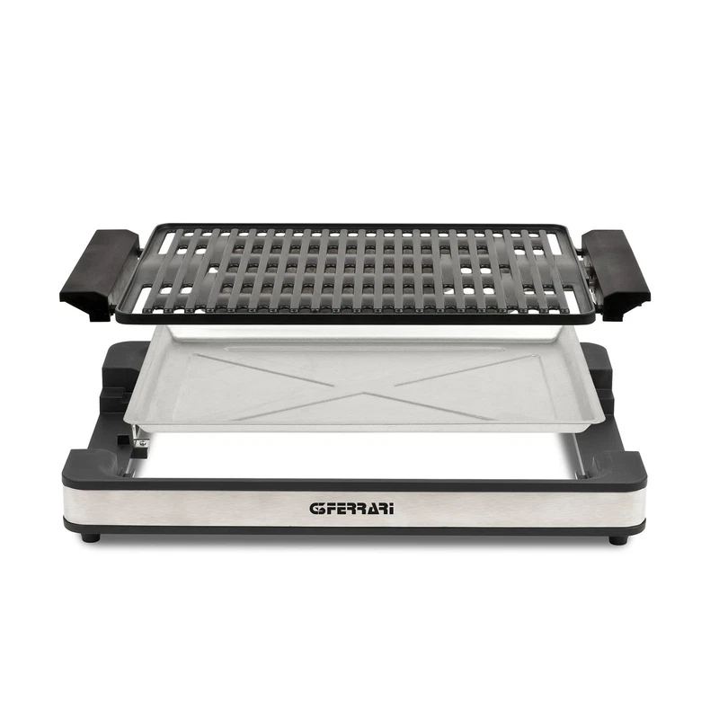 Griglia Barbecue da Casa Senza Fumo G3Ferrari 35 x 25 Smokeless Grill Elettrico, fotografia 3 di 11