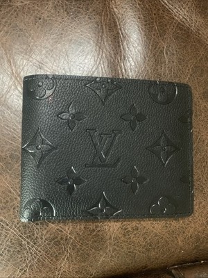 Louis Vuitton Black Men's Monogram Multiple Fold Wallet