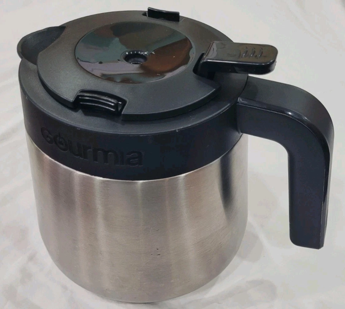 Gourmia Coffee Pot Stainless Steel Carafe Clean 12 Cup