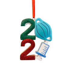 2021 Ornament Family Christmas Vaccinated Pandemic cheap Funny Vaccine Present