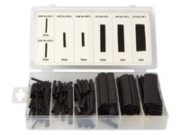 Schrumpfschlauch-Set 127-Tlg. Verschiedene GrößEn Schwarz