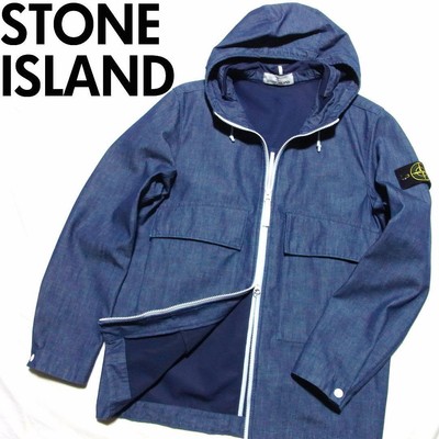 Stone Island Chambray Hooded Jacket Mountain Parka S