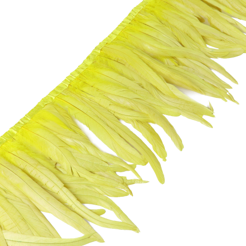 1 metro oro plata cola de gallo pluma cinta ribete pluma flecos accesorio hágalo usted mismo - Imagen 33 de 55