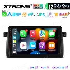 Autoradio Android 12 BMW E46 Rover Mg WIFI CarPlay Octa Core GPS Navigatore - Miniatura 4