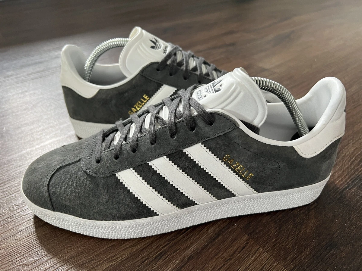 Mens grey gazelles size cheap 9
