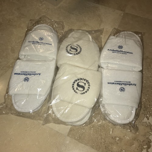 Pantuflas Sheraton Arabella, España Hotel Spa - Tres (3) Pares Nuevas - Imagen 5 de 7