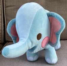   FAO Schwarz Baby Elephant Plush Light Blue Perfect Baby Gift So Soft Beautiful