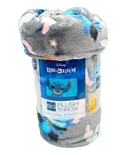Disney Lilo  Stitch 60"x72" Plush Throw Blanket Mummy Pirate  Scene New