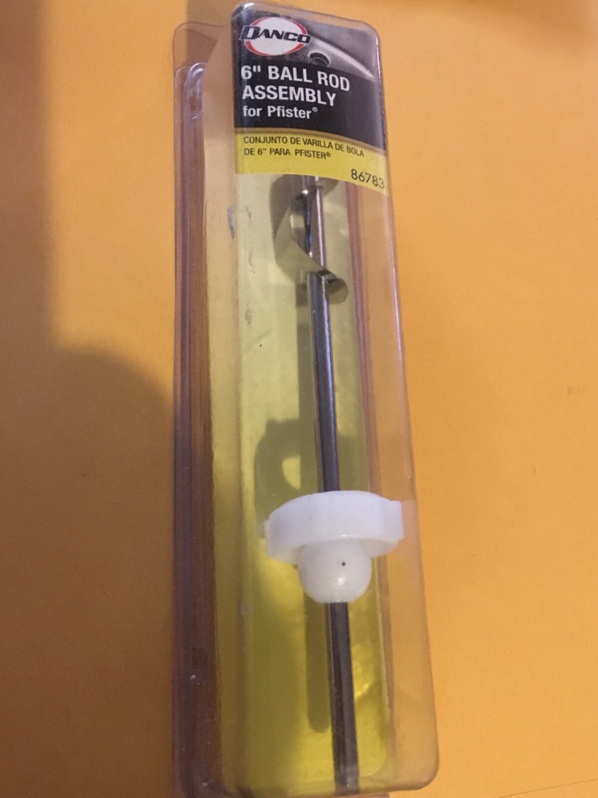 Danco 86783 6" PopUp Ball Rod Assembly for Price Pfister Lavatory