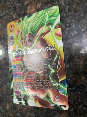 SS3 Broly Surpassing Legend EX21 Z Leader Foil Dragon Ball Super