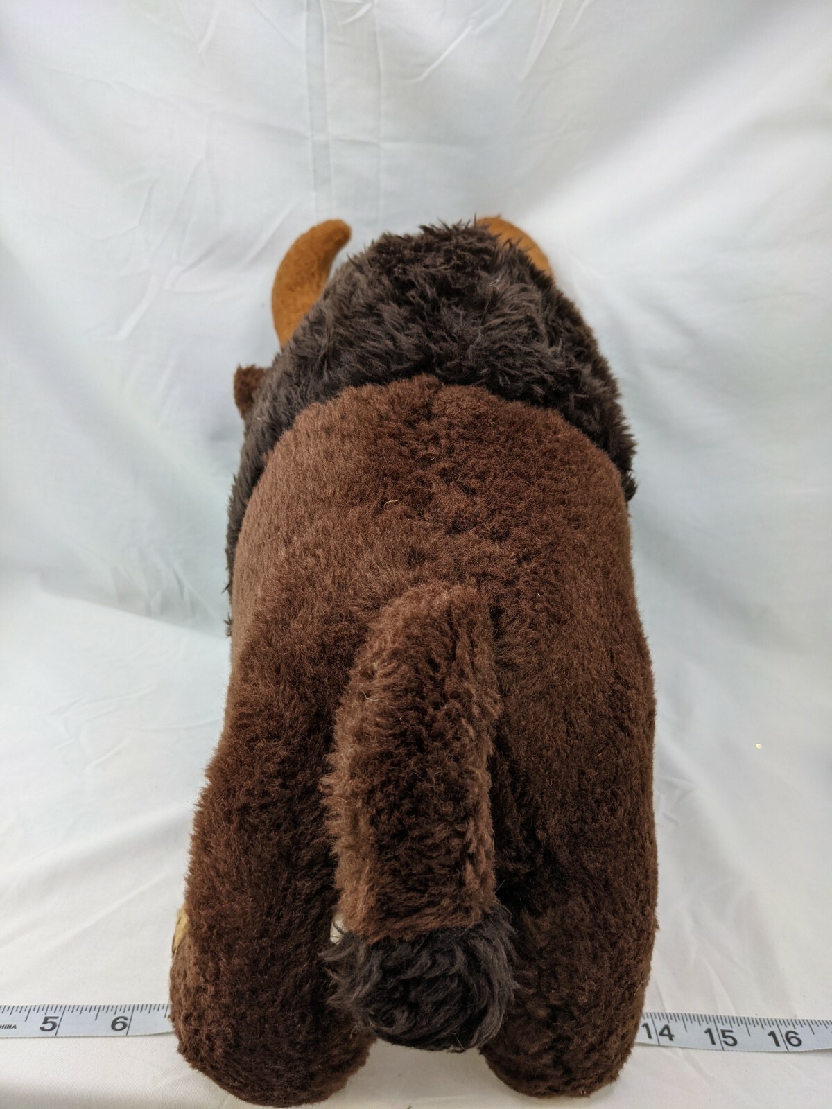 Dakin Pillow Pets Buffalo Bison Plush 14 Inch 1979 Stuffed Animal Toy