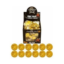 Plastic GOLD PIRATE COINS Treasure Loot Goody Party Bag Pinata Fillers Kids Toys