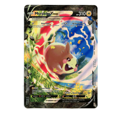 Pokemon Morpeko V-Union JUMBO OVERSIZED Black Star Promo SWSH215