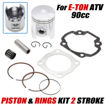 PISTON & RINGS KIT FOR ETON VIPER 90 RXL-90 DXL-90 AXL-90 TXL-90 90CC 2 STROKE