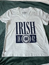 University Of Notre Dame Tshirt Small Women Fighting Irish College Game day