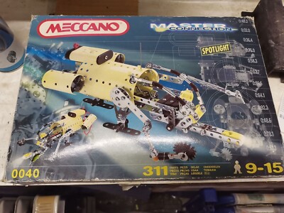 Meccano Master Connection Metall 0040 311 Teile  OVP