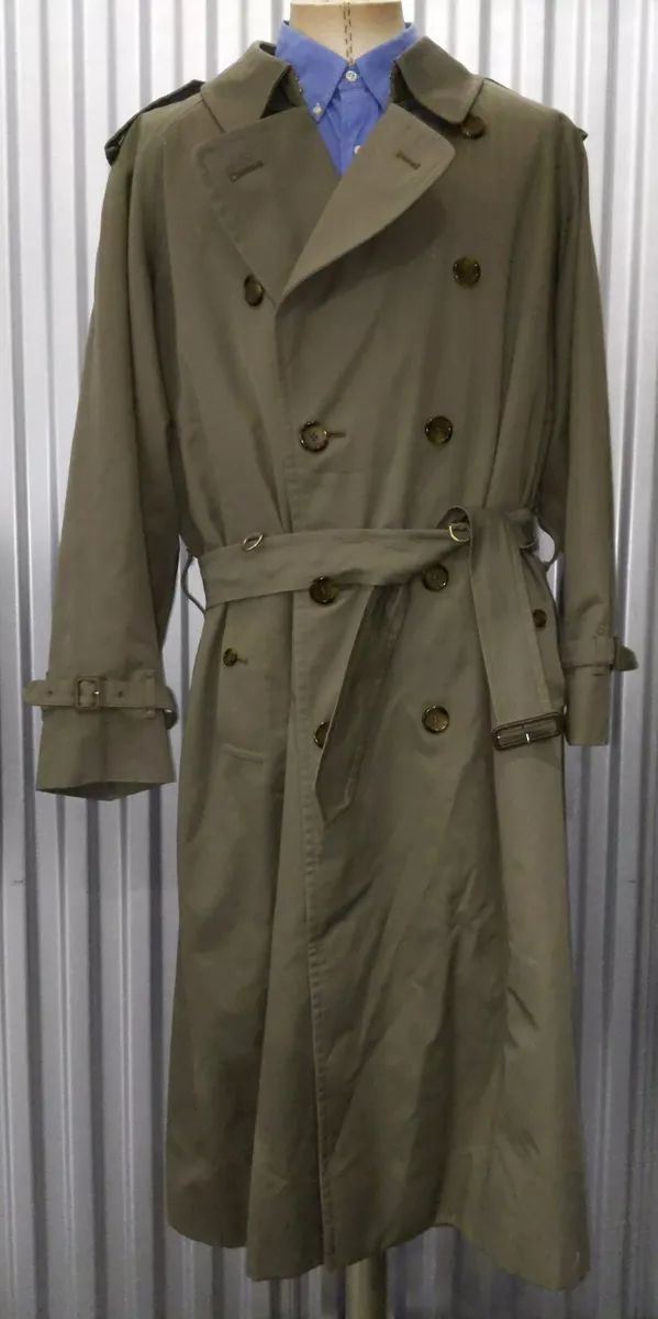 Burberrys&#039; Prorsum (Vintage) Double Olive Trench Men&#039;s 42L | eBay