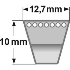 Qualitäts Keilriemen Profil AVX 13 600 mm bis 1475 mm  DIN 7753 KFZ Auto Belt
