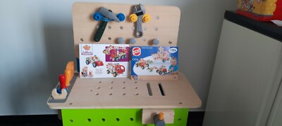 Mega Bausatz - 2x Heros Constructor (250 Teile) + Hape E3000 Werkbank