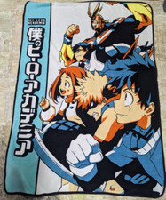 My Hero Academia Fleece Blanket Just Funky Funimation Approximately 62 X 44