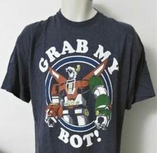 VOLTRON GRAB MY BOT Men's VOLTRON Circled Assembled T-SHIRT Men's Sizes NWT