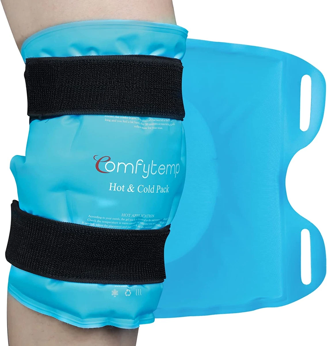 Comfytemp Knee Ice Pack Wrap Reusable Gel Ice Pack for Knee Pain