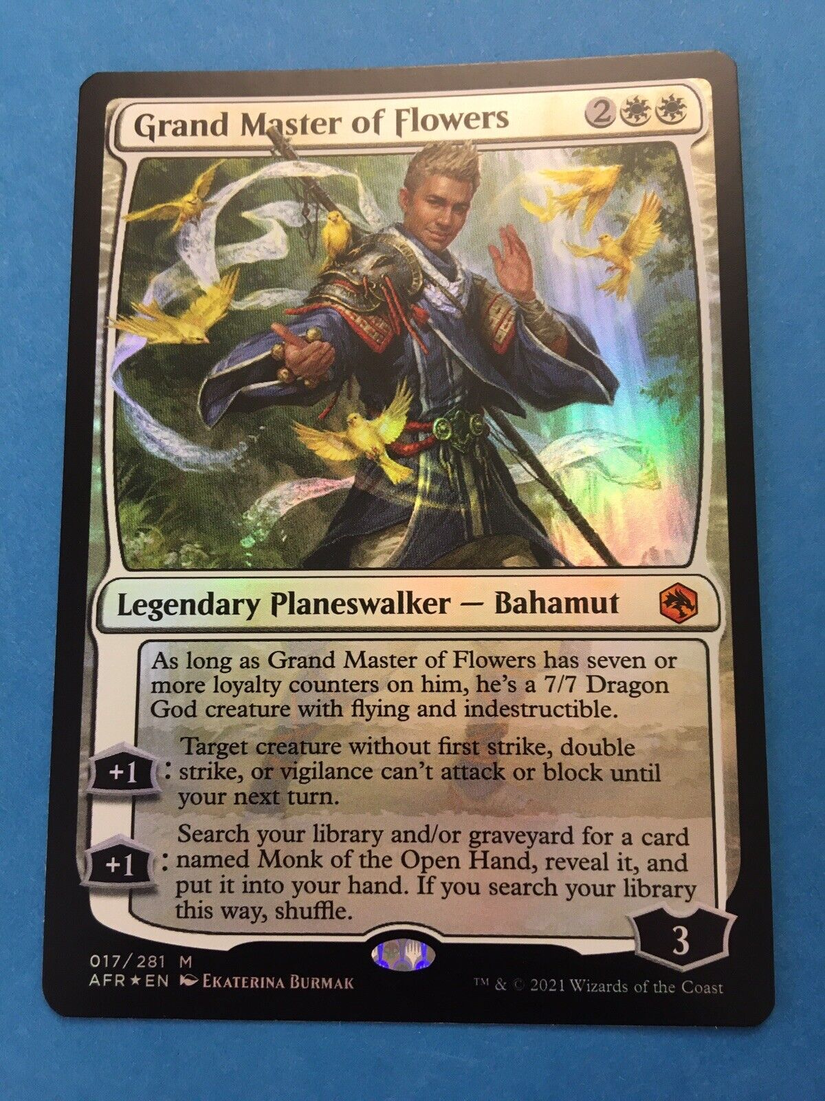 MTG: FOIL Grand Master Of Flowers (AFR); NM Pack Fresh