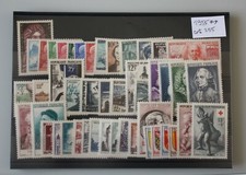 Année complète france 1955 YT 1008 à 1049 neuf luxe ** cote 258 euro