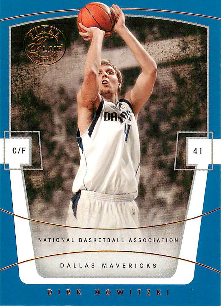 DIRK NOWITZKI 2003-04 Flair FINAL EDITION #33 Mavericks | eBay