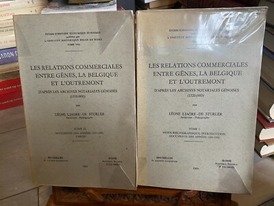 Die Handelsbeziehungen zwischen Genua, Belgien & Outremont 1320-1400 T1&2