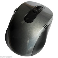 2.4G Wireless / Cordless Optical Mouse with USB Receiver. DARK GRAY