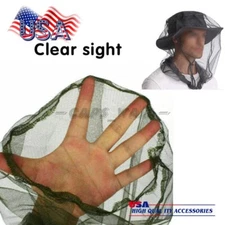 Anti-Mosquito Bug Bee Insect Head Net Hat Cap Sun Protection Fishing Hiking