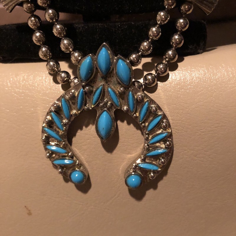 Vintage Estate find Squash Blossom Necklace, ca 1960's